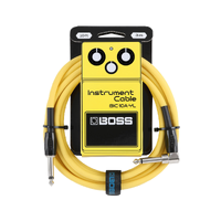BOSS Bic Color 10ft Instrument Cable BIC-10A-YL Yellow