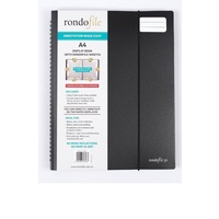 RONDOFILE 20p Music Folder - Black
