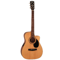 CORT AF515CE Standard Open Pore Acoustic Guitar w/Bag