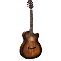 CORT Core-OC Acoustic Electric Guitar - Open Pore Black Burst