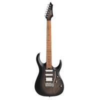 CORT X700 Triality Electric Guitar - Open Pore Black Burst