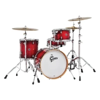 GRETSCH Catalina Club 4 Piece Drum Kit Gloss Crimson Burst