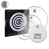 Code Generator Drum Head Pack, Clear 10/12/14/20 (w/Free 14" DNA)