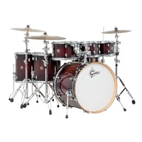 GRETSCH Catalina Maple 7 Piece Drum Kit Dark Cherry Burst