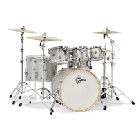 GRETSCH Catalina Maple 7 Piece Drum Kit Silver Sparkle