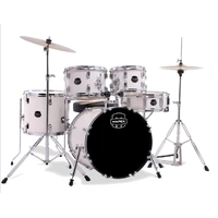 MAPEX Comet - White Thin Grain 5pce w/Hardware & Cymbal Pack