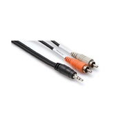 HOSA TECHNOLOY 3.5 mm TRS to Dual RCA Breakout Cable (3ft)
