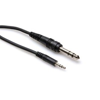 HOSA TECHNOLOGY 3.5 mm TRS to 1/4 Inch Stereo Interconnect Cable (10ft)