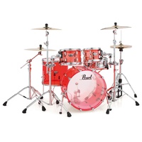 PEARL CRYSTAL BEAT 4pce Ruby Red Shell Drum Kit