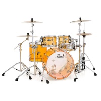 PEARL CRYSTAL BEAT 4pce Tangerine Glass Shell Drum Kit