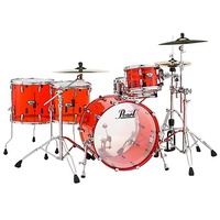 PEARL CRYSTAL BEAT 4pce Rock Ruby Red Shell Drum Kit