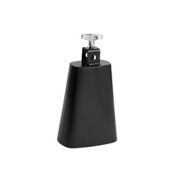 DXP 6 Inch Black Steel Cowbell DBT356