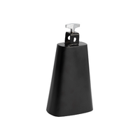 DXP 7 Inch Black Steel Cowbell DBT357