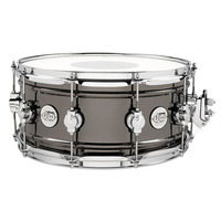 DW Design Brass 14x6.5 Inch Black Nickel Snare Drum