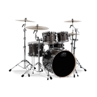 DW Performance Series 5 Pce Pewter Sparkle Shell Drum Kit