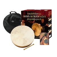 WALTONS Bodhran Players Pack 18 Inch Plain Drum