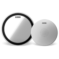 EVANS Heavyweight Knockout EMAD Bass & Snare Drumhead Pack