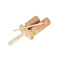 CPK Two Tone 10.5 Inch Wood Blocks with Beater ED233