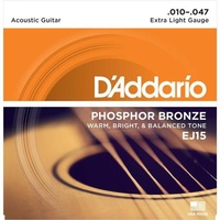 D'Addario EJ Phosphor Bronze Acoustic String Set Extra Light 10-47