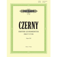 Czerny First Tutor Op. 599 - 100 Short Exercises for Piano