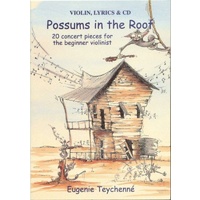 Possums in the Roof for Violin - Book/CD