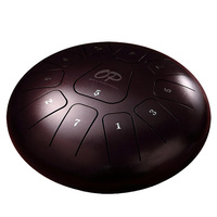 OPUS PERCUSSION 12 Inch Tongue Drum Standard Carves Chestnut