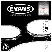 EVANS EC2 Clear Drumhead Pack 10-12-14