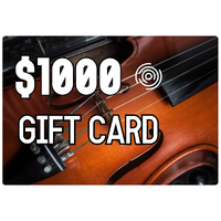 Oxygen Music Electronic Gift -Voucher $1000