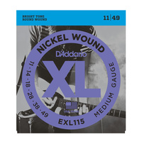 D'Addario EXL Electric String Set Medium 11-49