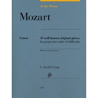 At the Piano Mozart 15 well-known original pieces- Henle Urext edition