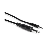 HOSA TECHNOLOGY 3.5 mm TRS to 1/4 Inch MONO Interconnect Cable (10ft)