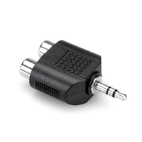 HOSA TECHNOLOGY Dual RCA to 3.5mm TRS Adaptor
