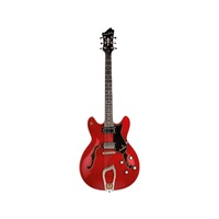 HAGSTROM Viking Gloss Red Semi Acoustic Electric Guitar