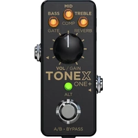 IK Multimedia AmpliTube TONEX ONE+ Compact AI Machine Modelled Pedal w/ Bluetooth & MIDI