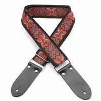 DSL Jacquard Weaving DC-RED Guitar Strap