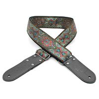 DSL Jacquard Weaving SHIRAZ RED Guitar Strap