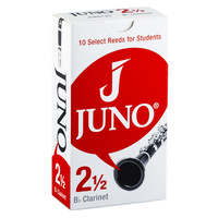 VANDOREN Juno Bb Clarinet Reed - 10 Pack - 2.5