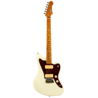 JET JJ-300 P90 Electric Guitar - Olympic White