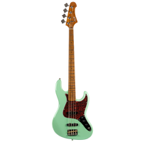 JET JJB-300 4-String Electric Bass Guitar - Sea Foam Green