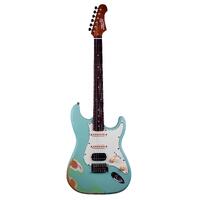 JET JS-400 Electric Guitar - Relic - Seafoam Green