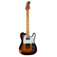 JET JT-350 Electric Guitar - Relic - Sunburst