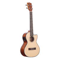 KALA KA-STGE-C Solid Spuce Top/Mahogany Tenor Ukulele w/EQ