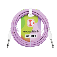 KIRLIN Entry 10ft Instrument Cable Lilac Purple