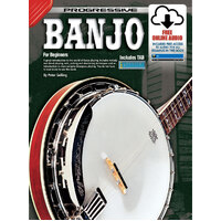 Progressive Banjo Method Beginners Book with Online Media