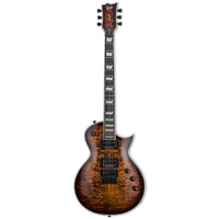 LTD EC-1000ETQMDBS Eclipse Deluxe Dark Brown Sunburst Electric Guitar