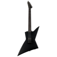 LTD EX BLACK METAL Black Satin Electric Guitar