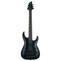 LTD H-1001QM See Thru Black Electric Guitar