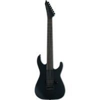 LTD M-7BHT BLACK METAL Black Satin 7 String Electric Guitar