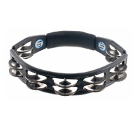 LP Cyclops Handheld Tambourine Black w/Steel Jingles LP150
