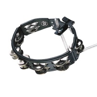 LP Cyclops Mountable Tambourine Black w/Steel Jingles LP160